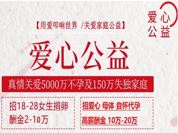 灌南捐卵助孕生子 爱心志愿者招募